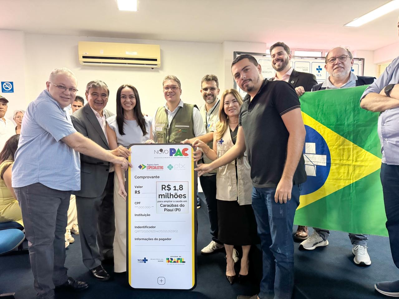 Caraúbas do Piauí garante R$ 1,8 milhão em investimentos para a saúde por meio do Novo PAC